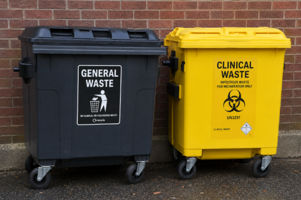 Outdoor clinical bins